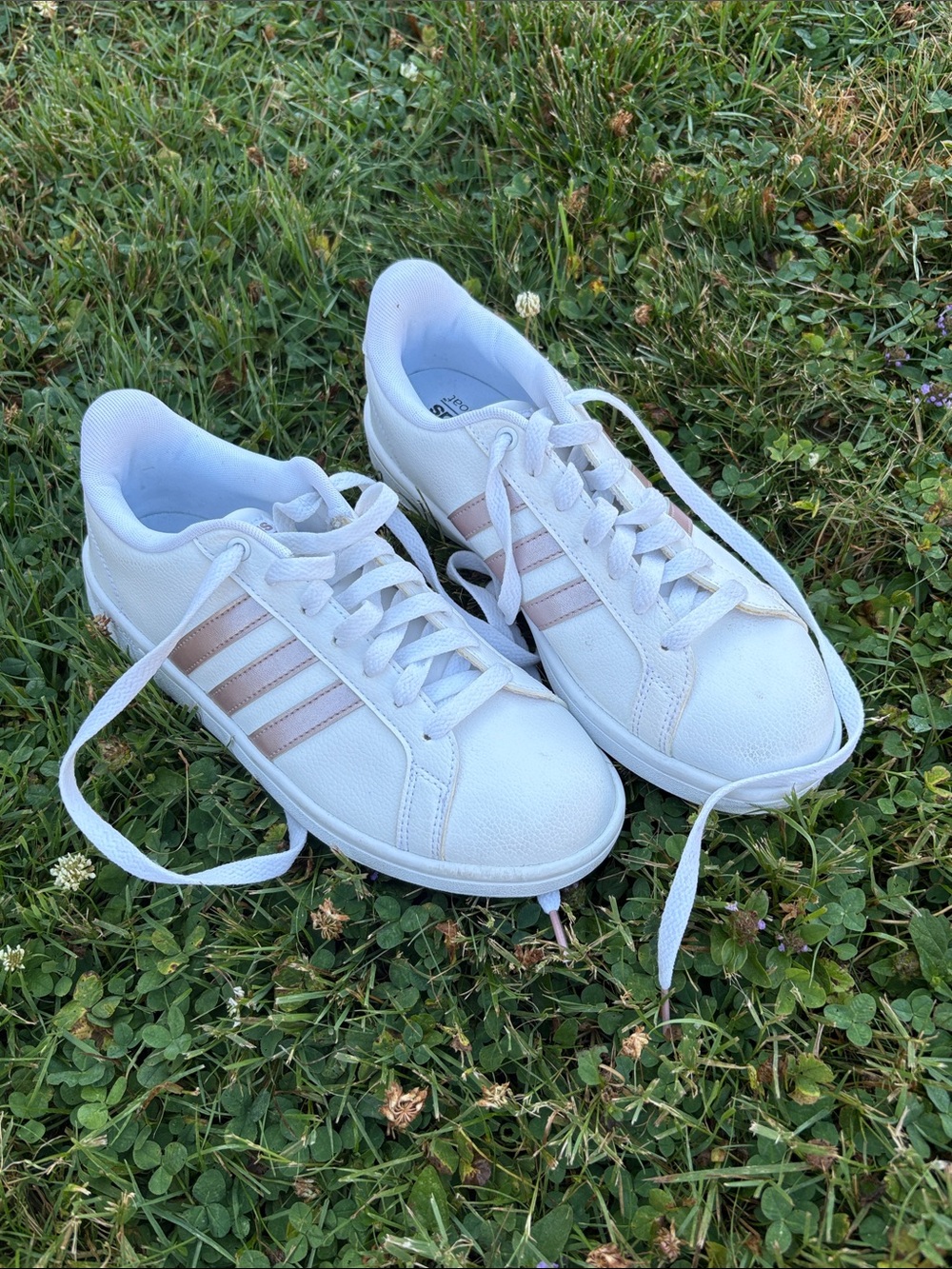Adidas Rose Gold/White, 8
